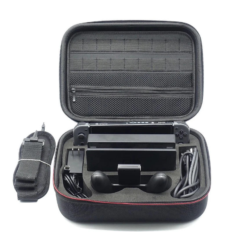 

Portable Hard Shell Protective Storage Carrying Bag Case Big Capacity Case Cover Zipper Protective Shell For Nintend Switch