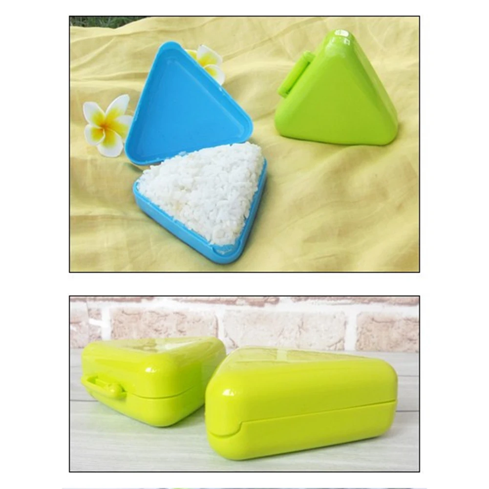 DIY большой треугольник рисовый шар коробка суши блюдо нори Фаршированная ловушка форма для рисовых шариков суши плесень рисовый онигири мяч бенто пресс производитель Mol