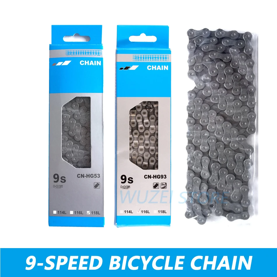 SHIMANO 8/9/10/11/12Speed Chains HG40 HG50 HG53 HG93 HG54 HG95 4601 HG601 HG701 HG901 Road MTB Bicycle Chains 112/116/118 Links
