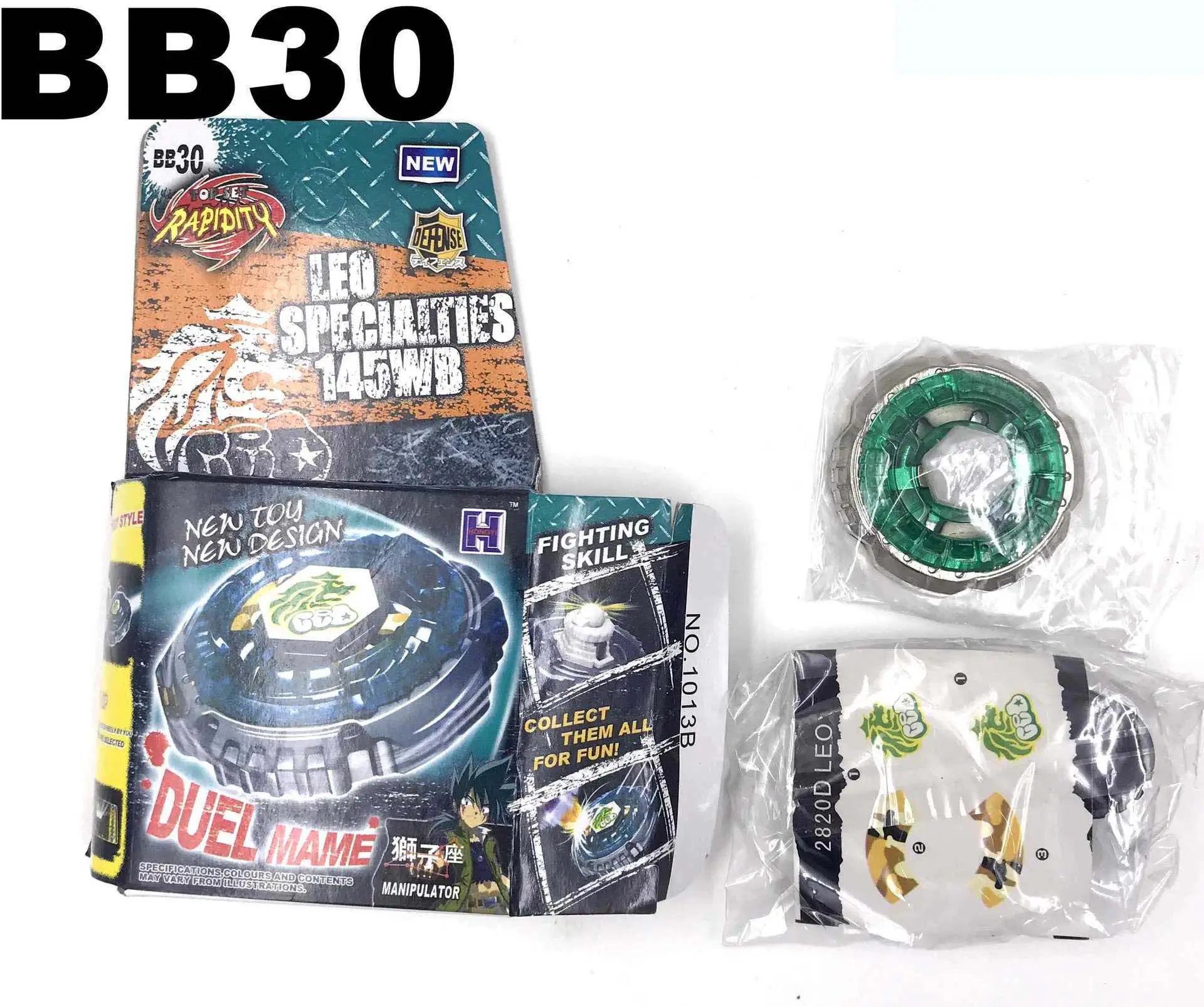 Metal Fusion Battle Top Booster #BB30 Rock Leone Launcher 