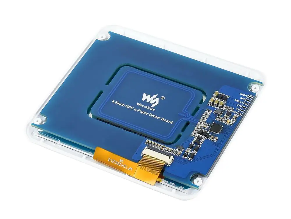 Waveshare 4,2 дюймовая пассивная электронная бумага с NFC питанием, без батареи, беспроводное питание и передача данных