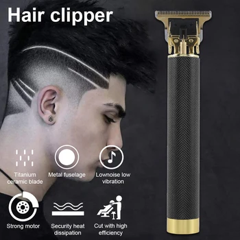 

Hair Trimmer 0mm Usb Direct Charge Engraving Hair Clipper Electric Barber Clipper Men Cordless Powerful Carving Haircut Machine