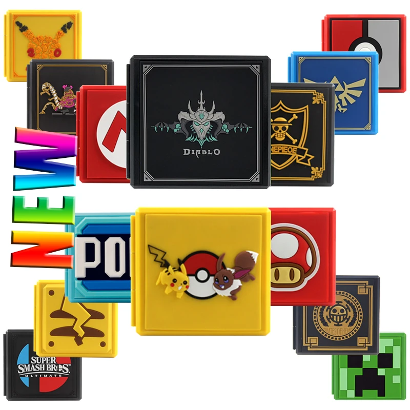 

2019 NEW For switch game card case Shockproof Hard Shell Storage Box For Nintendo Switch NS Games