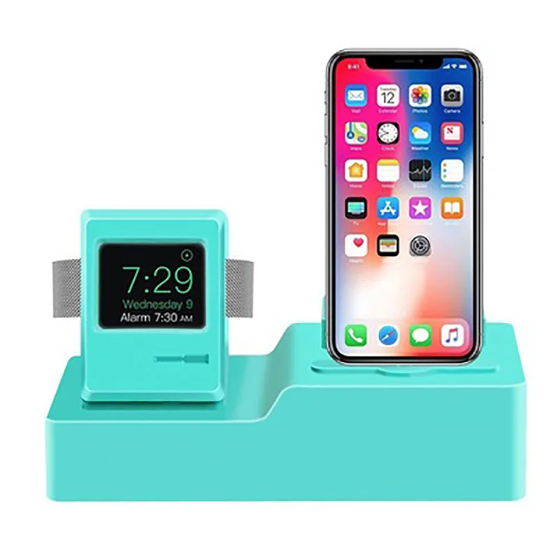 Беспроводной Зарядное устройство для iPhone X/8/8 Plus/7/7 Plus/6/6 S/5/5S 3 в 1 зарядного устройства для наручных часов Apple Watch Series 4/3/2/1 Airpods