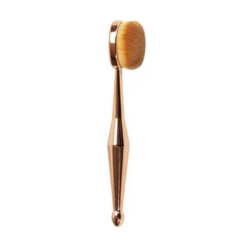 

Makeup Brushes 1 PCS Toothbrush Makeup Brush Foundation Oval Brushes One Set Rose Gold Dropshipping
