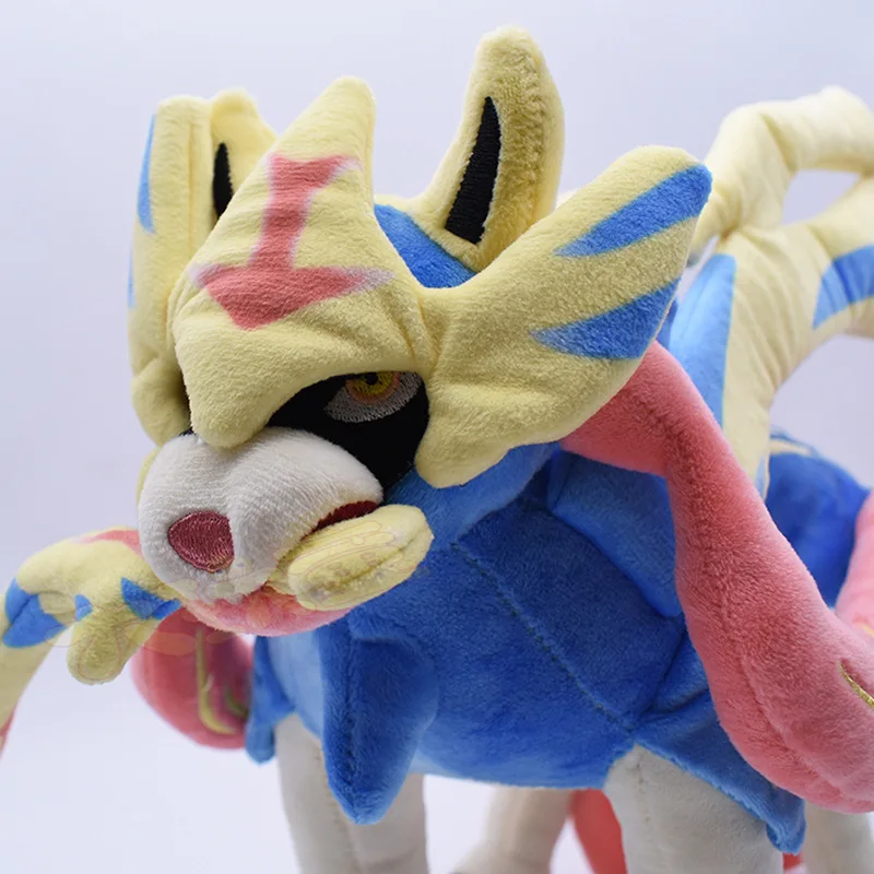 Pokémon Sword Shield Brinquedos De Pelúcia, Zamazenta Zacian Ornamentos,  Anime PP Boneca De Algodão, Presente De