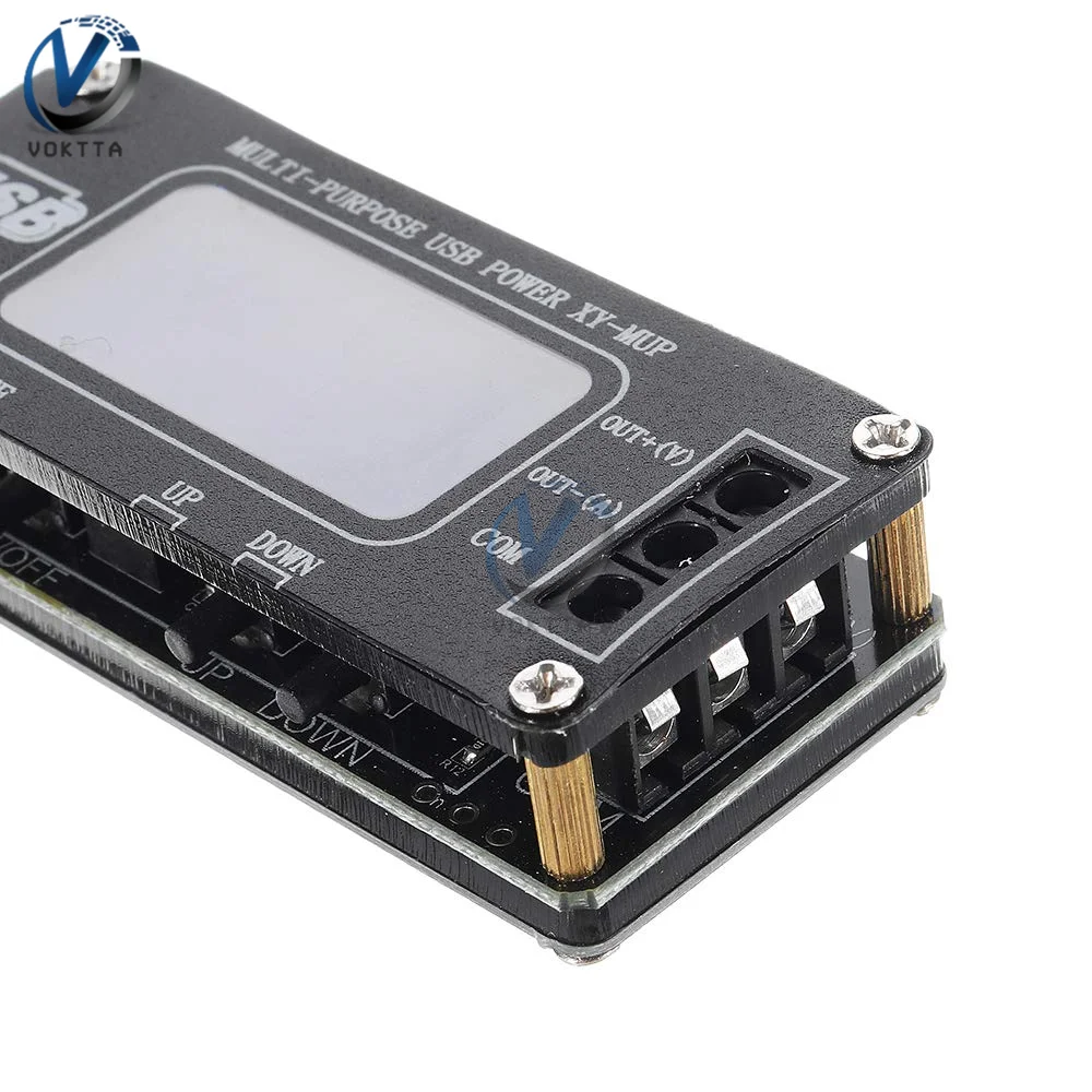 DC-DC CNC USB Buck-Boost Питание Напряжение Регулятор модуль 5V до 3,3 V 9V 12V 24V Шаг вниз Мощность модуль с Чехол