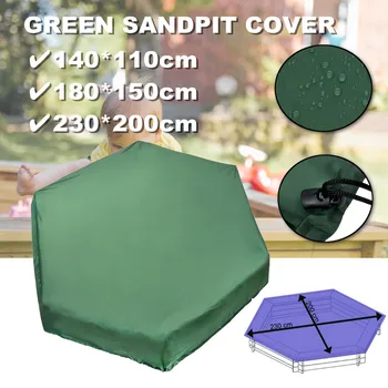 

3Sizes Square Waterproof Rain Snow Oxford Cloth Dust Cover Canopy Drawstring Sandbox Sandpit Dustproof Cover Patio Garden
