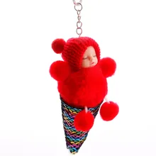 Импортный заказ креативный лазерный Блестящий конус брелок с мягкой игрушкой Спиннер моделирование девичьи украшения