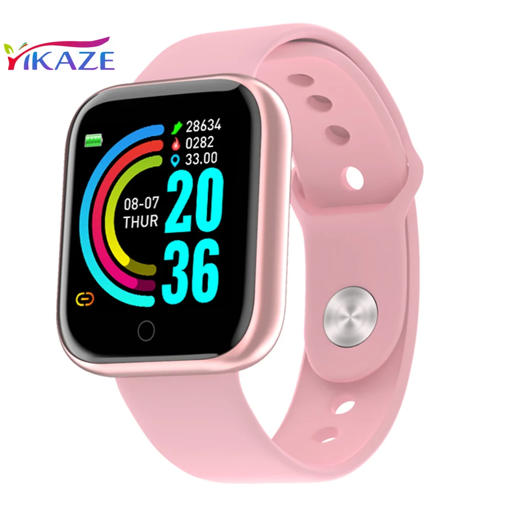 

2020 Y68 Digital Smart Watch Men Women Waterproof Sports Heart Rate Smartwatch Fitness Tracker Bluetooth Watch for ios Android