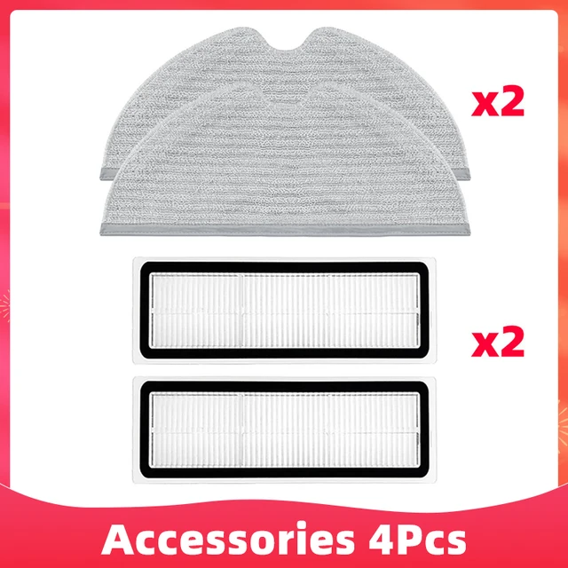 Main Side Brush Mop Cloths Hepa Filter For Xiaomi Dreame D9 Dreame Bot L10 Pro Trouver Robot LDS Vacuum-Mop Finder Spare Parts Set 11