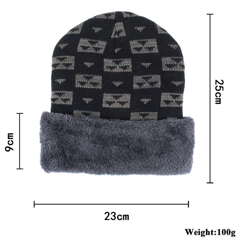 ELIsfashion, шапки унисекс, вязаные и акриловые, с ворсом внутри, повседневные, в сложенном виде, снаружи, теплые и модные, для мужчин, женщин, зимой