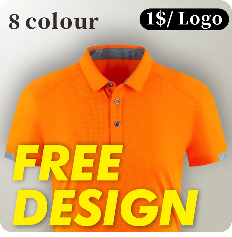 Breathable Quick drying polo shirt Tops 