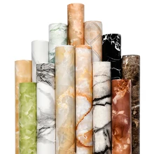 Мраморные водостойкие клейкие наклейки для кухни и ванной комнаты, ПВХ обои для умывальника, палочка для ремонта мебели