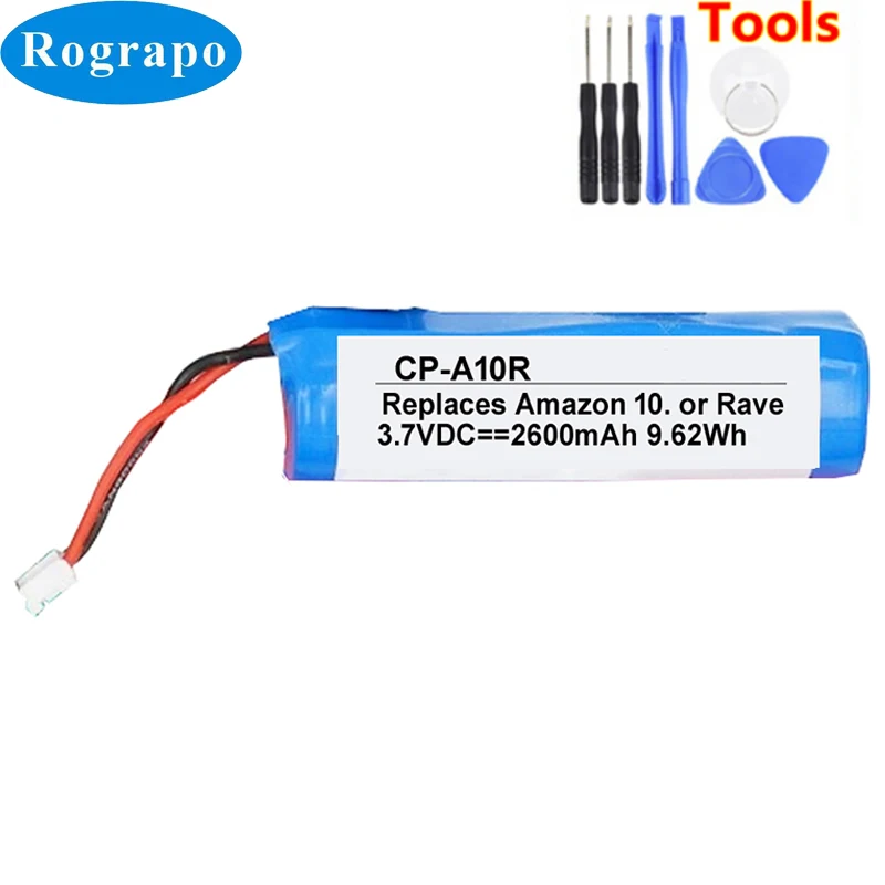 Новый аккумулятор для Amazon 10.or Rave портативный Bluetooth-динамик 3 7 в 2600 мА · ч сменный