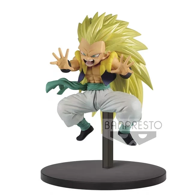 Original Banpresto Dragonball Super Saiyan 3 Gotenks PVC action figure model Figurals