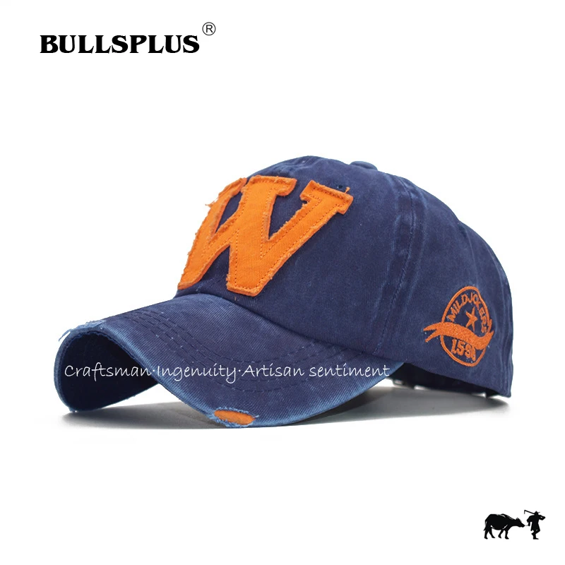 distressed fitted hats