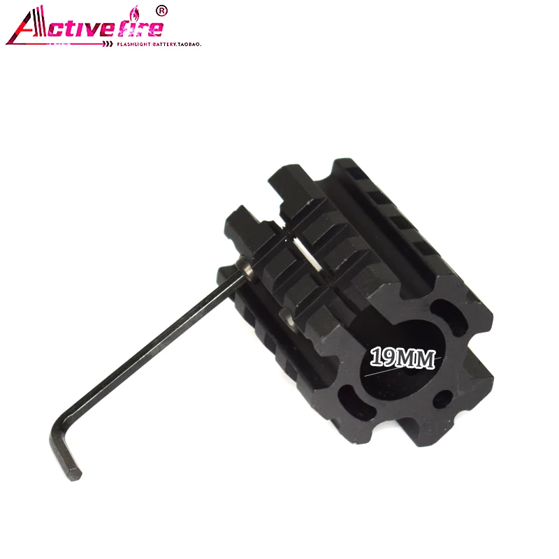 

Activefire 21mm Weaver adaptador de montaje en riel Picatinny tri-rail tejedor riel Picatinny riel calibre 12 Rifle de escopeta