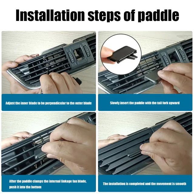 1pc Auto A/C Air Vent Grille Tab Clip Automobil Klimaanlage Steckdose  Reparatur Kit Für Volkswagen Skoda octavia 2014-2019 - AliExpress