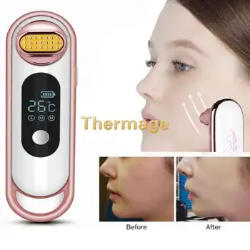 

Women Skin Care Tool Beauty Machine Facial Rejuvenation Set Ladies Face Lift Skin Perfecting Device RF Ultrasonic Face Firming