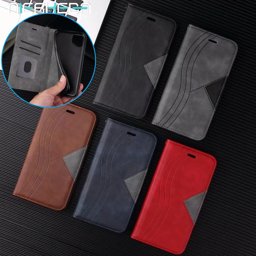 Magnetyczne skórzane etui z klapką dla Huawei honor 9c 9s 9 C S Pmart 2020 portfel pokrywa dla Nova7SE P40 Pro lite E 5G Y5P Y6P Y7P karty