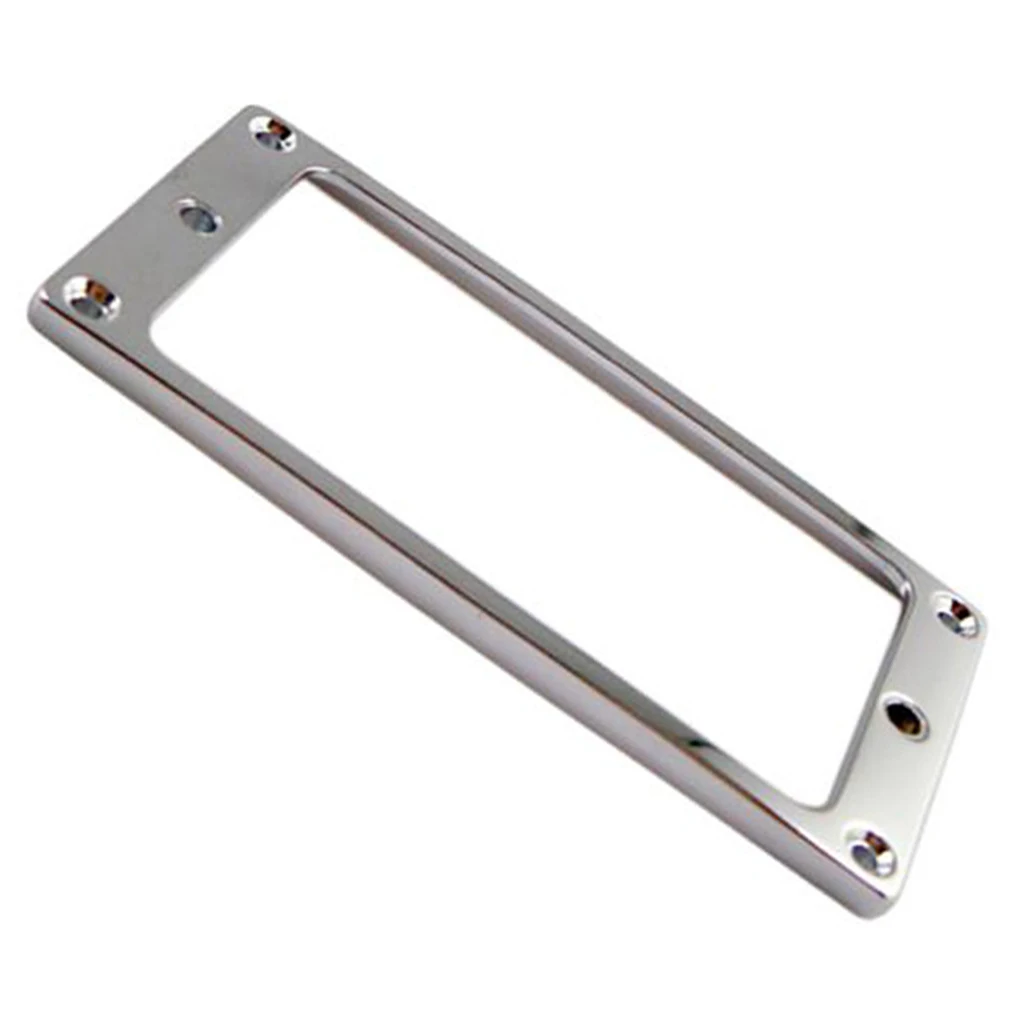 2pcs Metal Electric Guitar Pickup Ring Flat Base Mounting Inside Frame 4x4mm