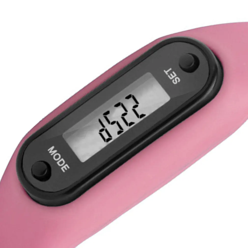 Multifunction Sport Bracelet Pedometer Activity Tracker LCD Electronic Watch Silicone Wristband Health Watch