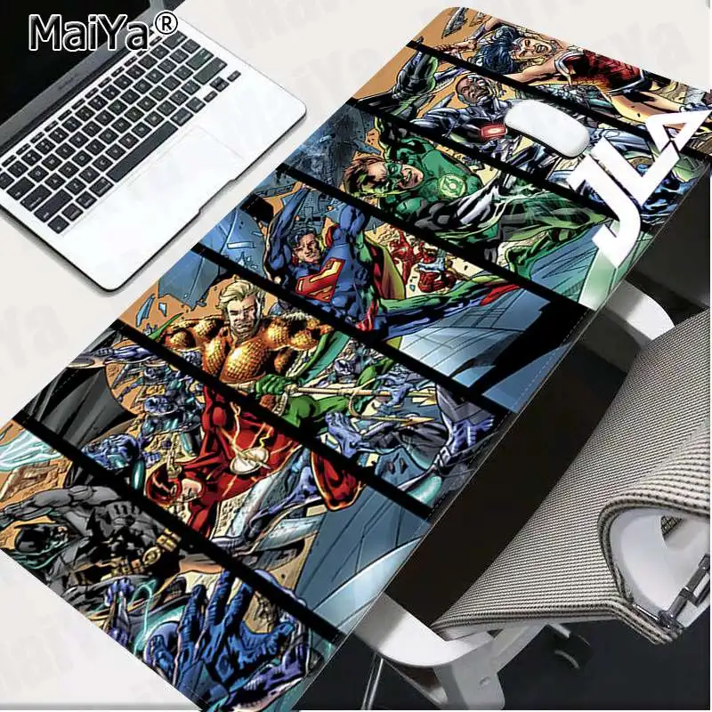 Lock Edge 30x80cm Maiya комиксов Marvel, коврик для клавиатуры, резиновый игровой коврик для мыши, Настольный коврик, скорость/управление, версия, большой игровой коврик для мыши - Цвет: Lock Edge 30x80cm