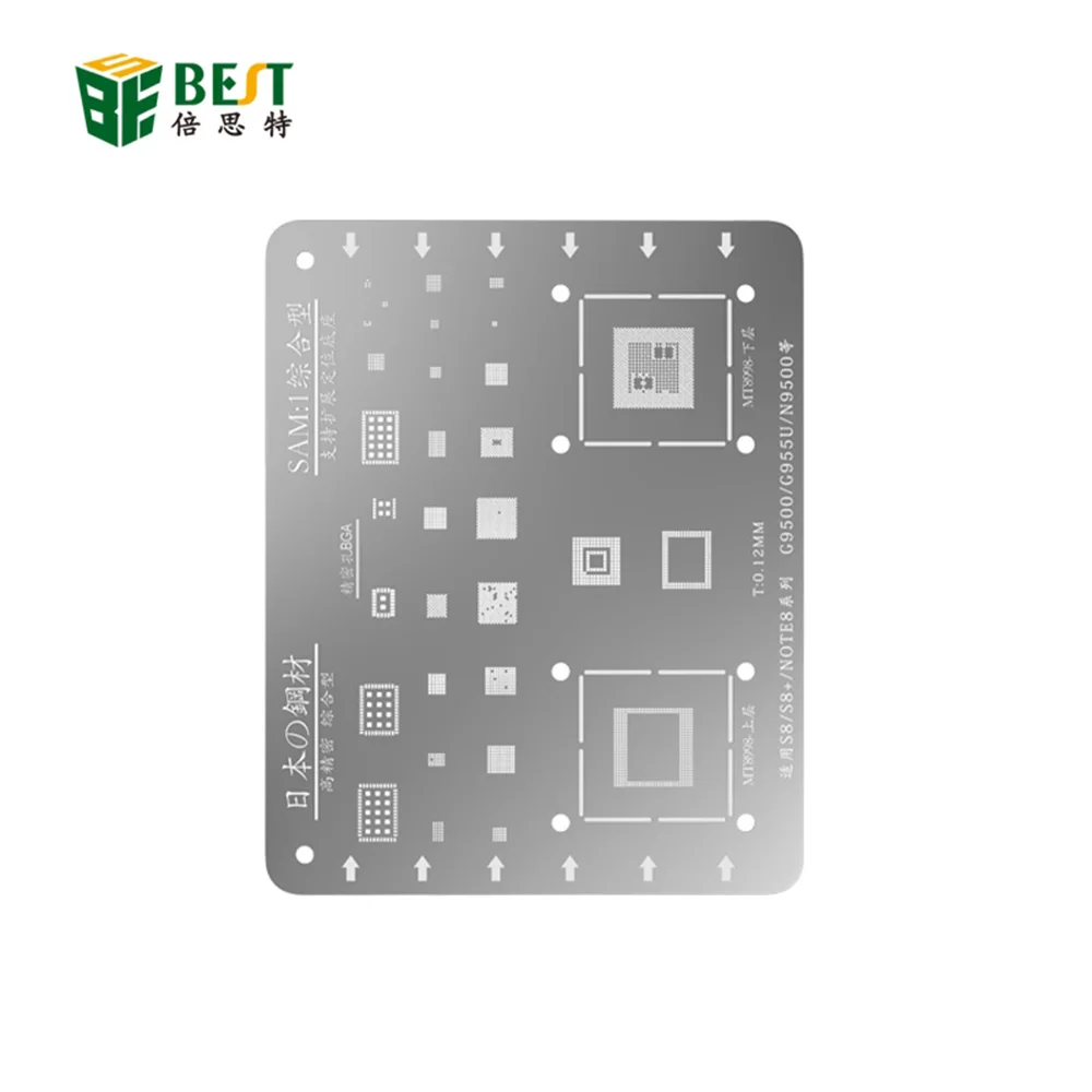 Kit de réparation de carte mère PCB pour Samsung Dock, puce IC, BGA Reballing Stbbles, modèle de soudure, S7, S8, série Note, 1 pièce