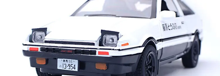 Zhenwei TRUENO AE 86 литая под давлением модель автомобиля игрушка с инерционным механизмом со световым звуком для детей игрушки подарки дверь открытый автомобиль игрушечный ящик