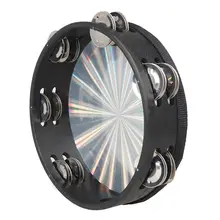 8 дюймов Деревянный Бубен колокольчик ручной барабан отражающий лазерный барабан M7DC