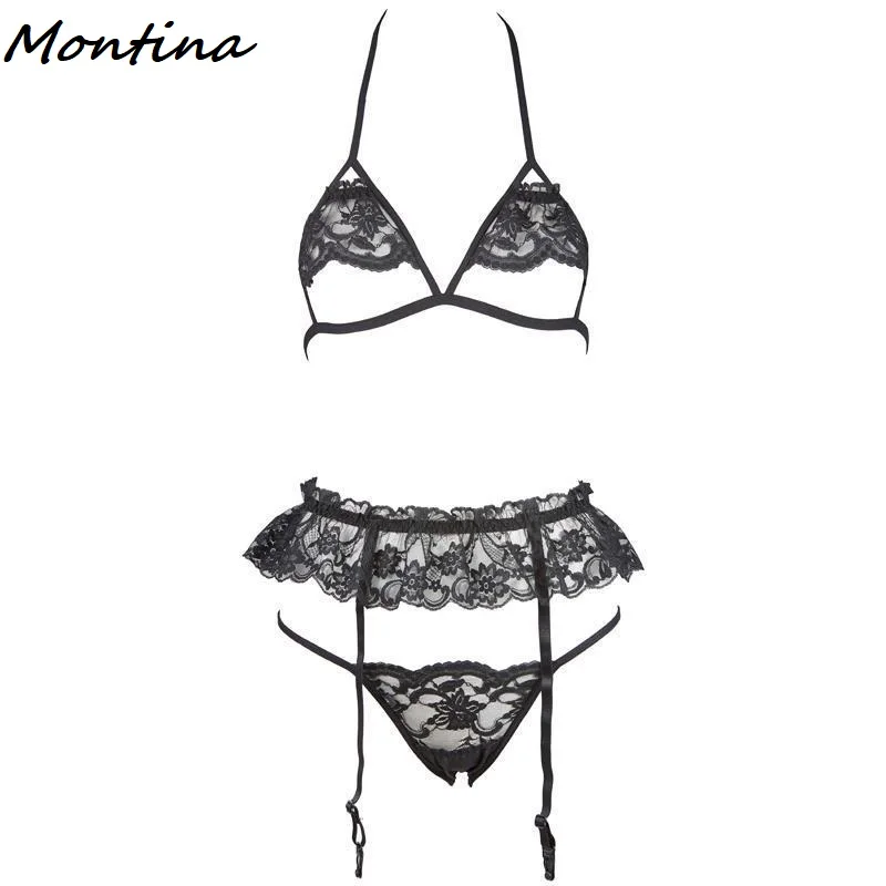Women seethrough Lingerie Set Exotic Apparel Ladies Bridal Lingere Sexy Lengerie Lenceria Mujer Woman Erotic Sex Bra | Тематическая