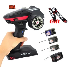 DumboRC X6A 2.4G 6CH Super Response Radio System Transmitter with X6F/X6FG/X6DC Receiver For RC Car Boat Tank Model