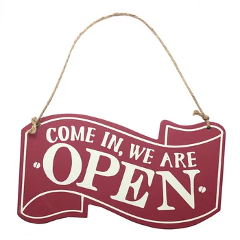 

Home Decoration Double-sides Wall Modern Art Sign Store Open or Closed Door Wall Indoor for Modern Supplies Bar Hanging Sign