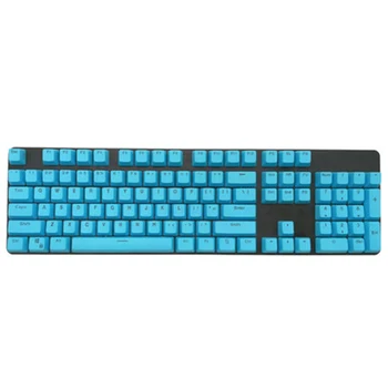 

104 Keys Anti-Oil Ergonomic Gaming PBT Replacement Parts Universal Home OEM Height DIY Transparent Mechanical Keyboard Caps
