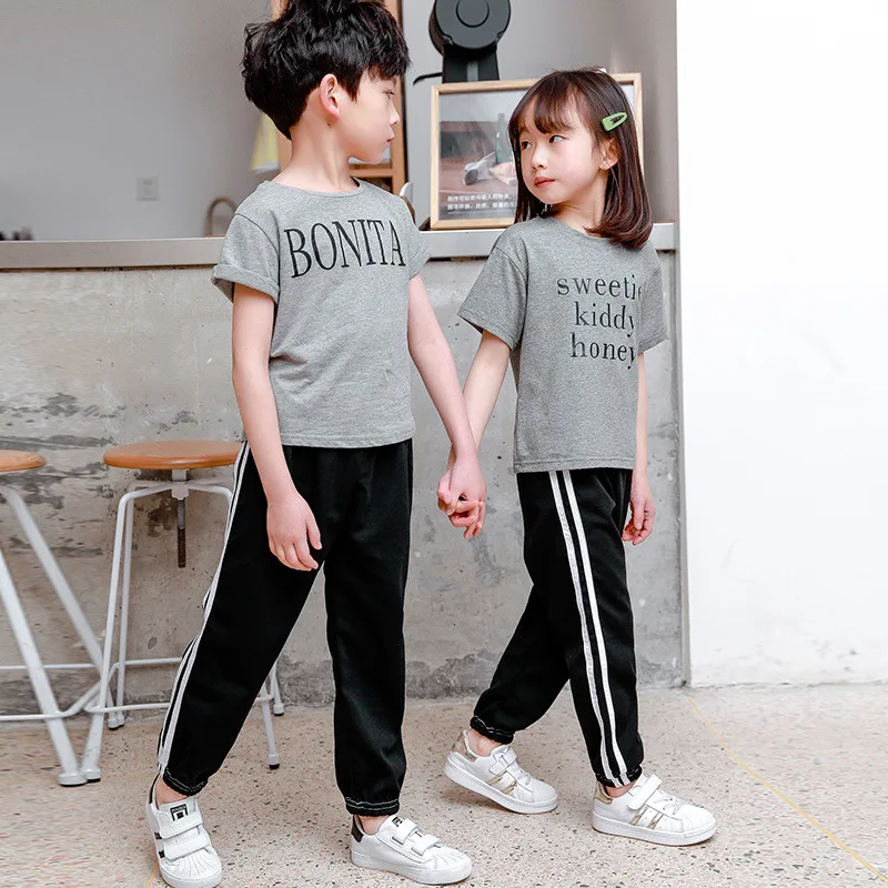Toddler Kids Pants 2022 Summer Candy Color Harem Pants Boys Soft Trousers Drawstring Side Stripe Baby Boys Pants