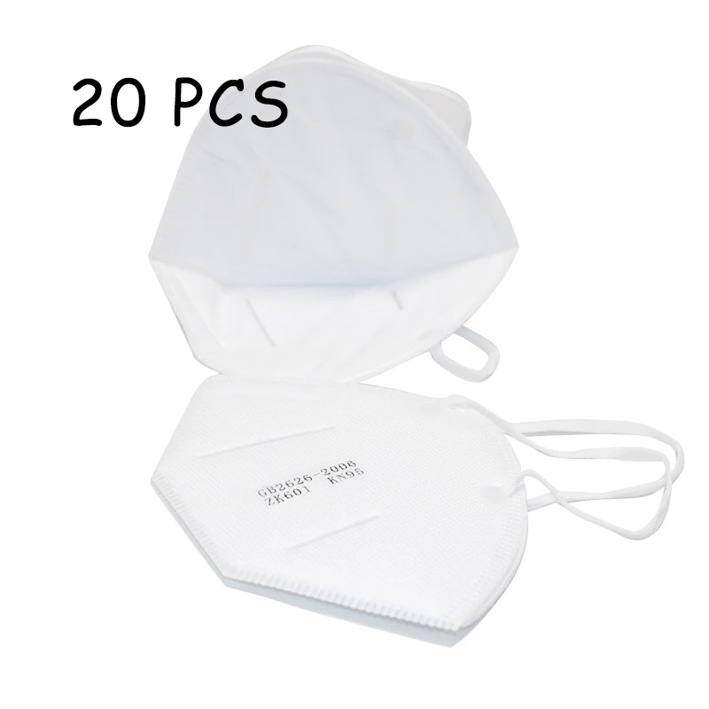 

20PCS Multi Layers N95 Mouth Mask Anti Dust Face Mask Bacteria Proof Face Masks Mouth Cover Dust Masks Outdoor Respirator
