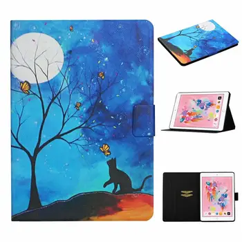 

Leather For iPad 10.2 2019 Smart Case Cover 7th Generation For iPad Pro 10.5 Air 3 2019 Funda Tablet Fashion Carton Stand Shell