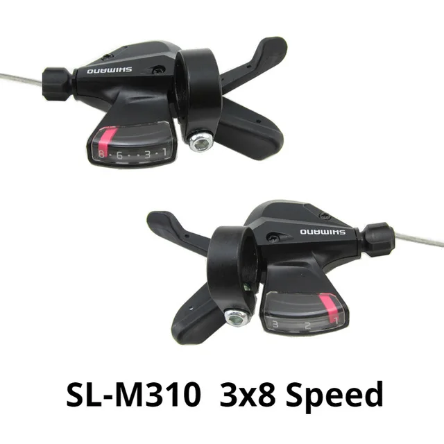 SL-M310 3X8 Speed Altus SL-M310 M315 рычаг переключения скоростей для велосипеда 3x7 3x8 2x7 2x8 21S 24S набор триггеров для переключения скоростей Rapid Fire Plus W/кабель переключения скоростей - Цвет: SL-M310 3X8 Speed