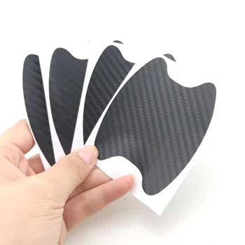 

4pcs/lot car carbon fiber door handle anti-scratch sticker for Acura RLX CL EL CSX ILX MDX NSX RDX RL SLX TL TSX Vigor