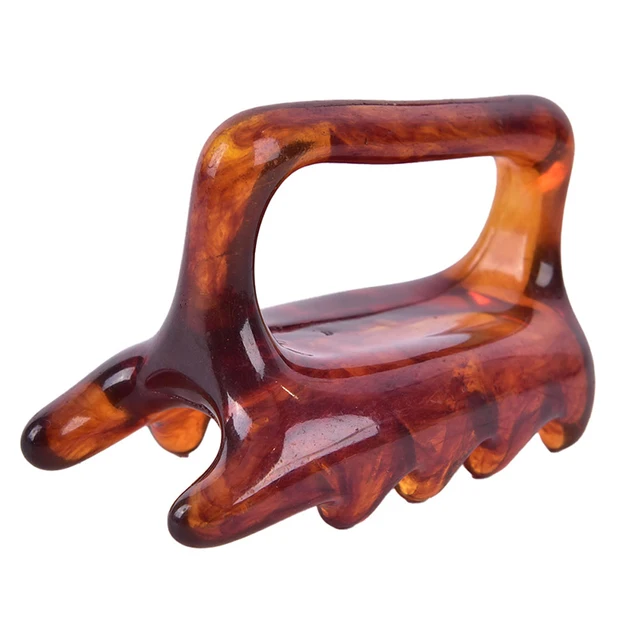 1 PC ขี้ผึ้ง Body กระดูกสันหลังกระดูกสันหลังส่วนคอทางกายภาพสปา Scraping เครื่องมือนวดส่งเสริมการไหลเวียนโลหิต 1