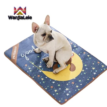 

Dogs Cooling Mat Pet lce Pad Breathable Pet Dog Beds Cat Mattress Washable Cat Blanket Sofa Suitable for large medium small dogs