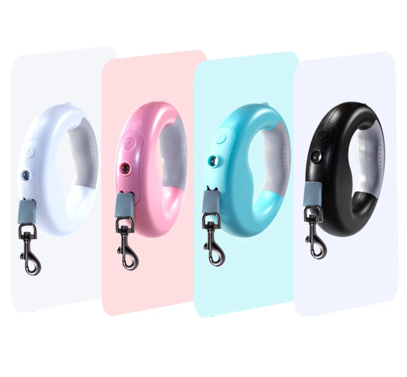 Pet Dog Retractable Leash with Light Strong High Quality Dog Walking Leash Leads Automatic Extending Dog Leash Rope Pet Products