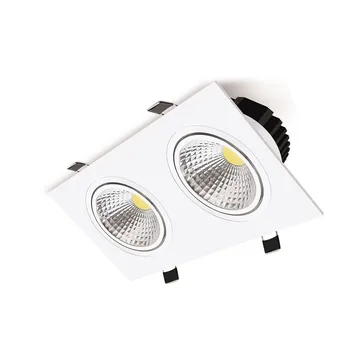 

Super Bright COB Rotatable Angle LED Recessed Downlight 7W 10W 15W LED Ceiling Spot Light 3000K/4000K/6000K White Housing Light