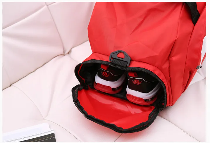 Новинка, мужская спортивная сумка для спортзала, женская сумка для фитнеса и путешествий, уличный рюкзак с раздельным пространством для обуви, Sac De Sport