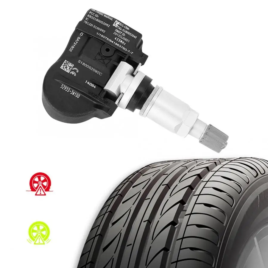 Датчик карты 4 шт. TPMS датчик давления в шинах 52933-3N100 подходит для Toyota KIA автомобилей