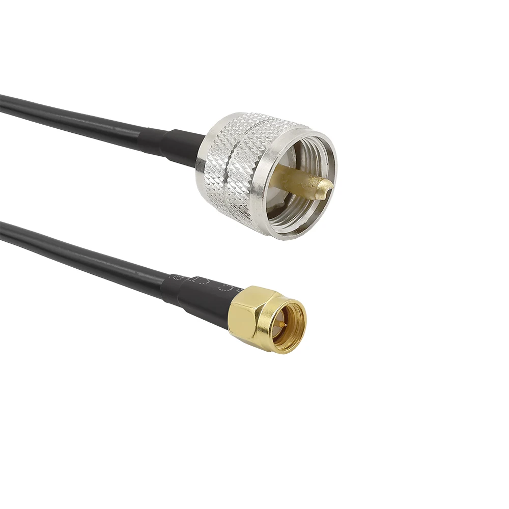 RF LMR200 SMA штекер UHF папа SO239 PL-259 цифровой Соединительный кабель для Yaesu Kenwood ICOM