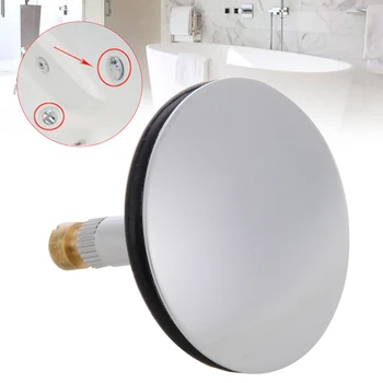 

1pc 43mm Brass Bathtub Plug Drain Waste Plug Valve Bathtub Drain Stopper For Bathroom Replacement Accessories