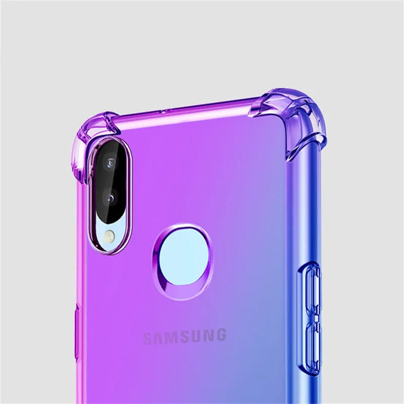 Прозрачный чехол BONVAN с градиентом для Xiaomi Redmi Note 5 6 Pro силиконовый мягкий 7 8 8T