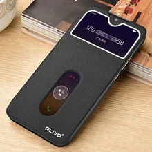 ДЛЯ Vivo Y11 чехол 6,35 ''с окошком для просмотра откидная подставка из искусственной кожи чехол для Vivo Y11 чехол для телефона s для VivoY11 Y 11